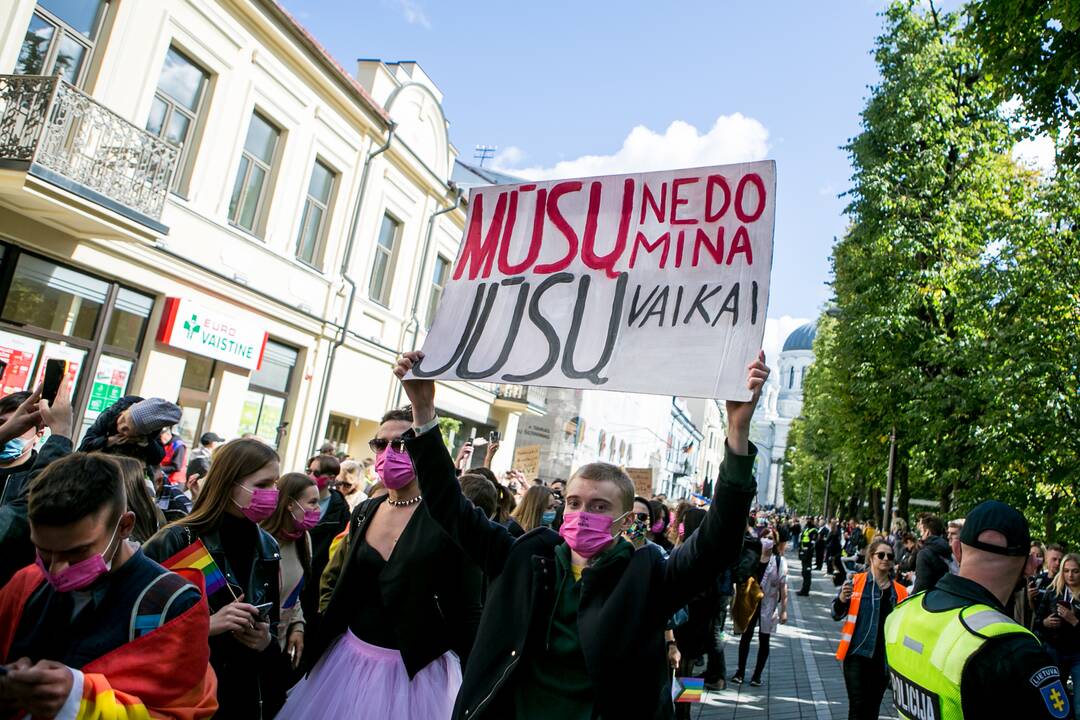 Tūkstantinė „Kaunas Pride“ eisena