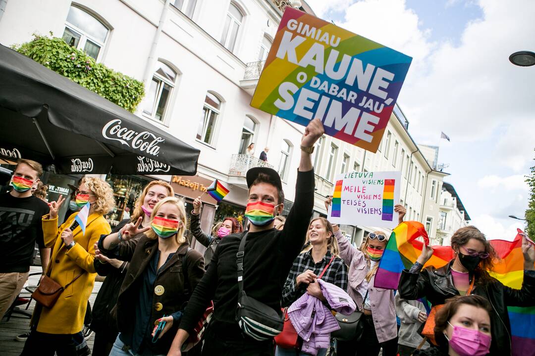 Tūkstantinė „Kaunas Pride“ eisena