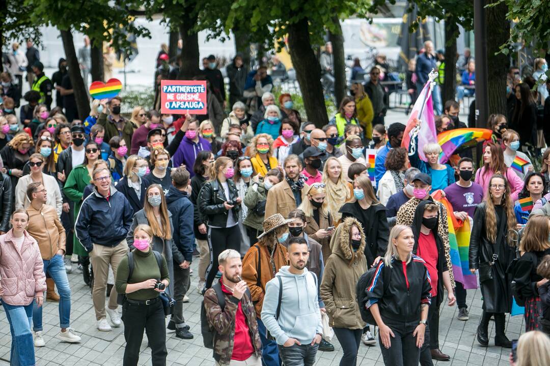 Tūkstantinė „Kaunas Pride“ eisena