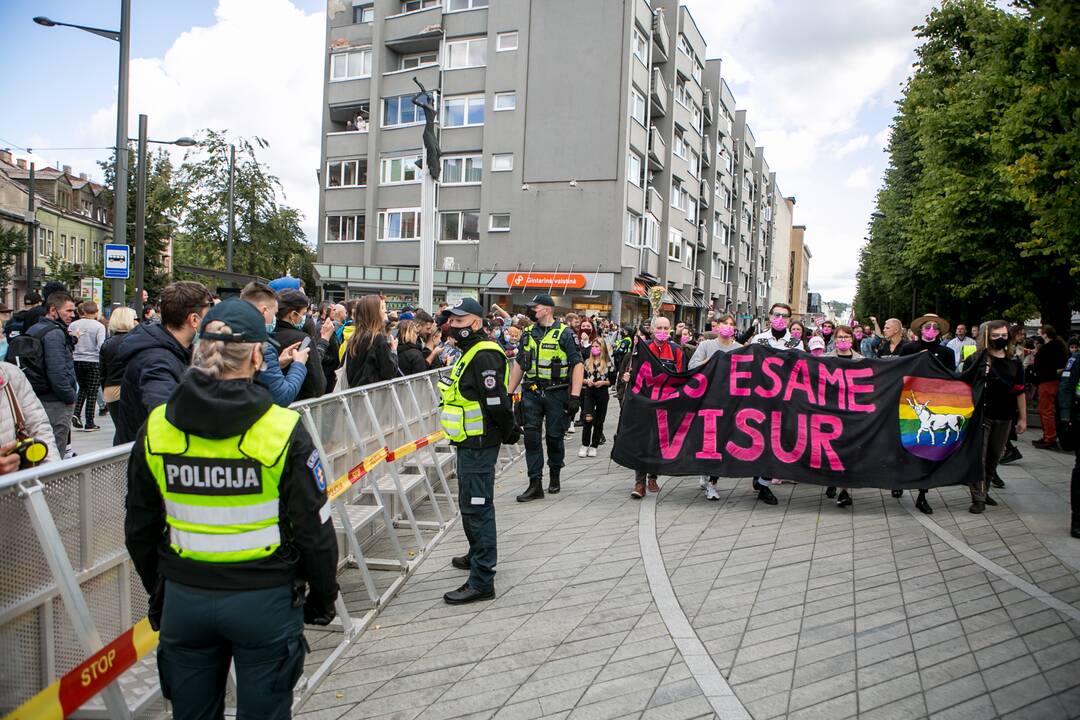Tūkstantinė „Kaunas Pride“ eisena