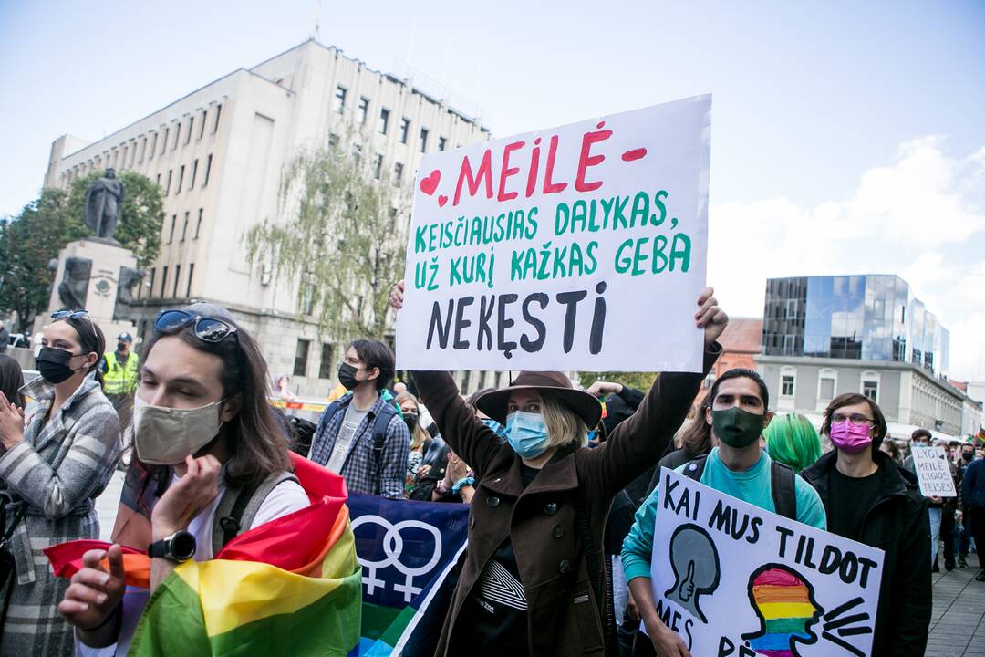 Tūkstantinė „Kaunas Pride“ eisena