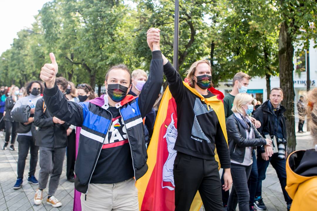 Tūkstantinė „Kaunas Pride“ eisena