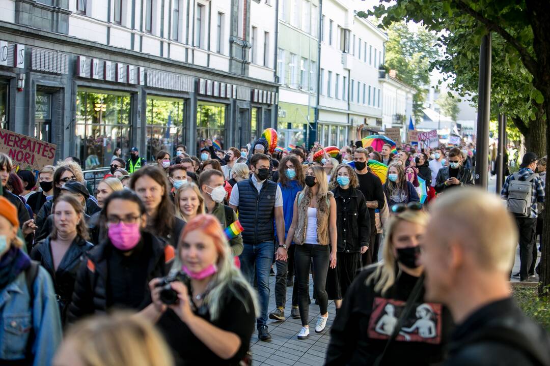 Tūkstantinė „Kaunas Pride“ eisena