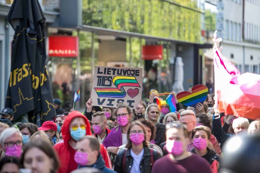 Tūkstantinė „Kaunas Pride“ eisena