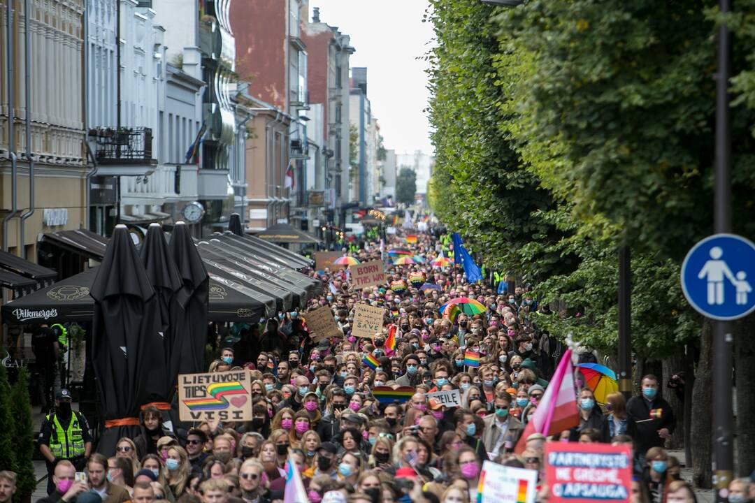 Tūkstantinė „Kaunas Pride“ eisena