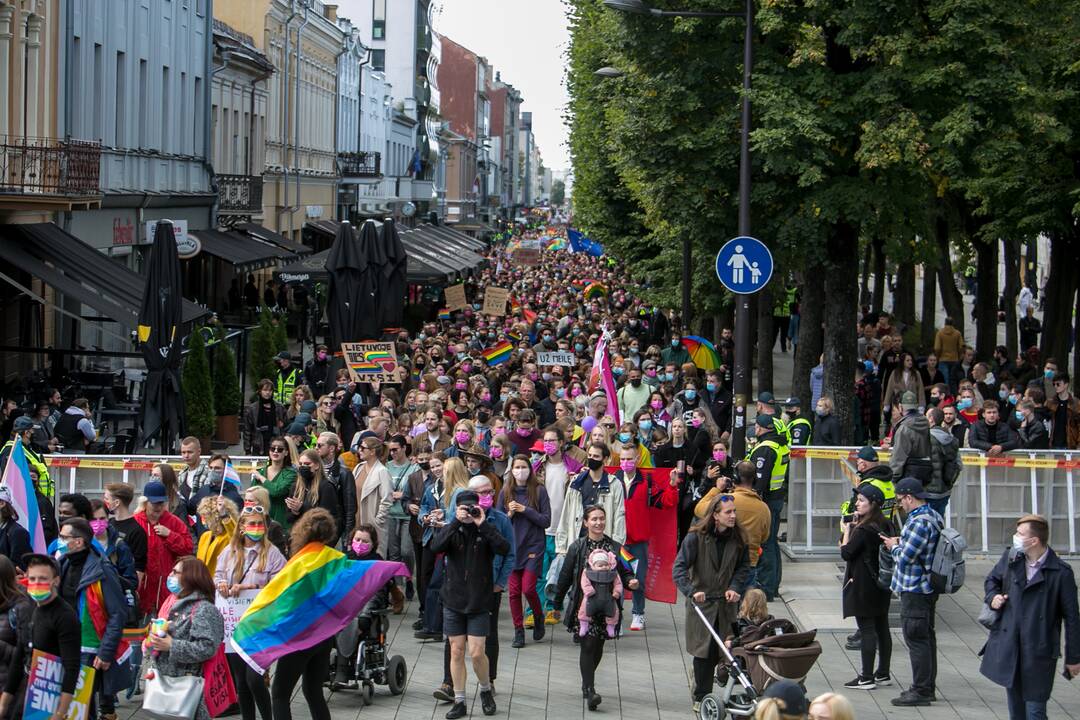 Tūkstantinė „Kaunas Pride“ eisena