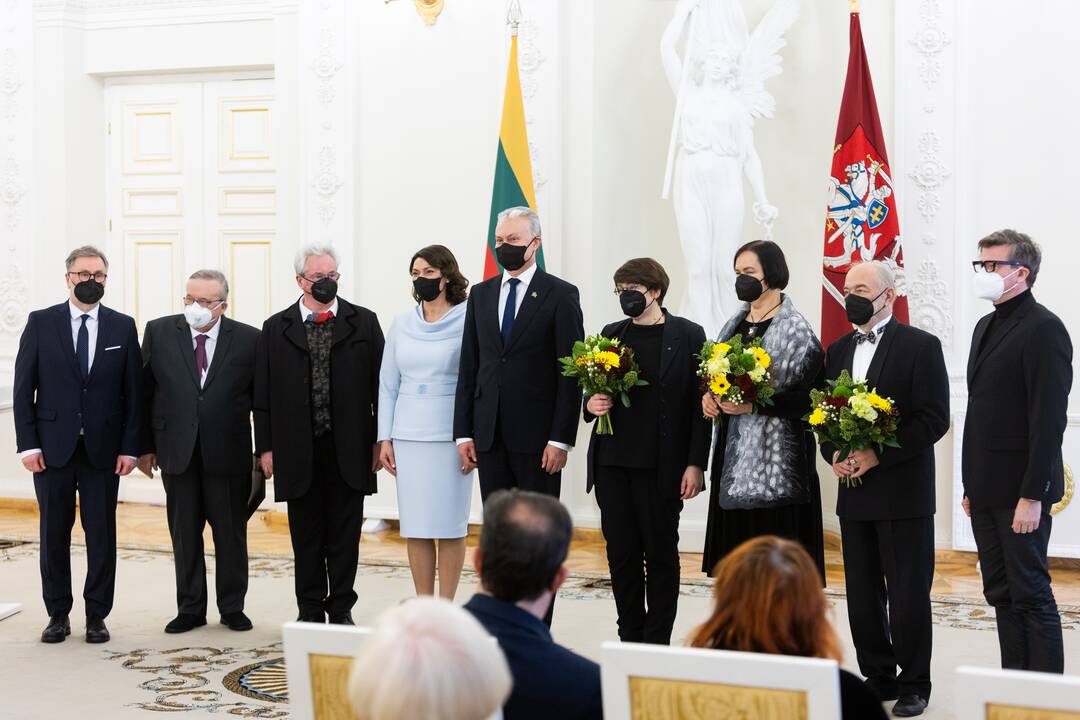 Įteiktos Nacionalinės kultūros ir meno bei nacionalinė J. Basanavičiaus premijos