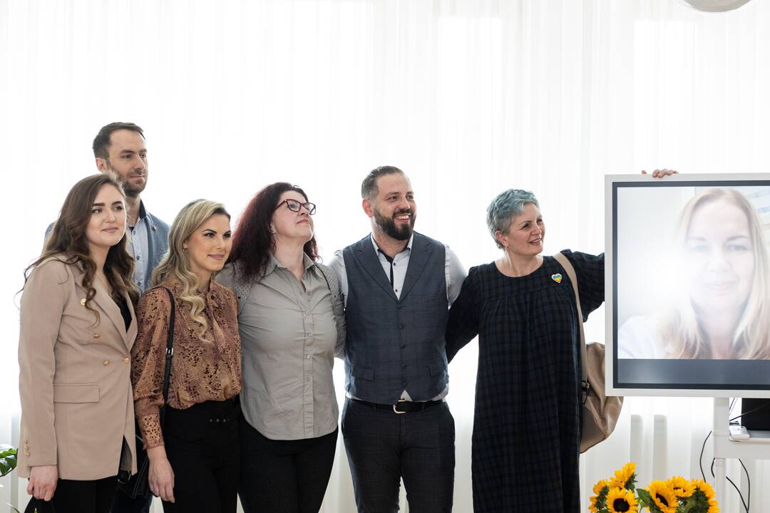 Susitikimas su į Ukrainą vykstančiais medikais