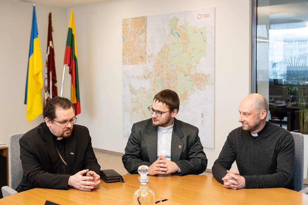 Vilniaus meras susitiko su atleistais ortodoksų kunigais