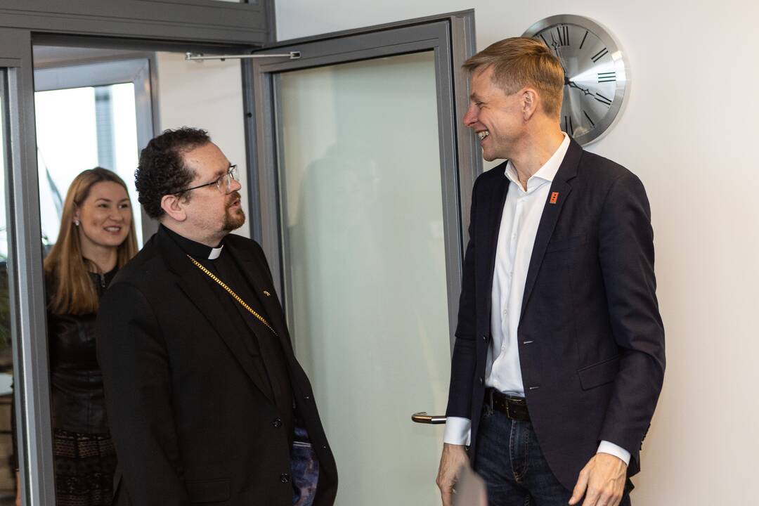 Vilniaus meras susitiko su atleistais ortodoksų kunigais