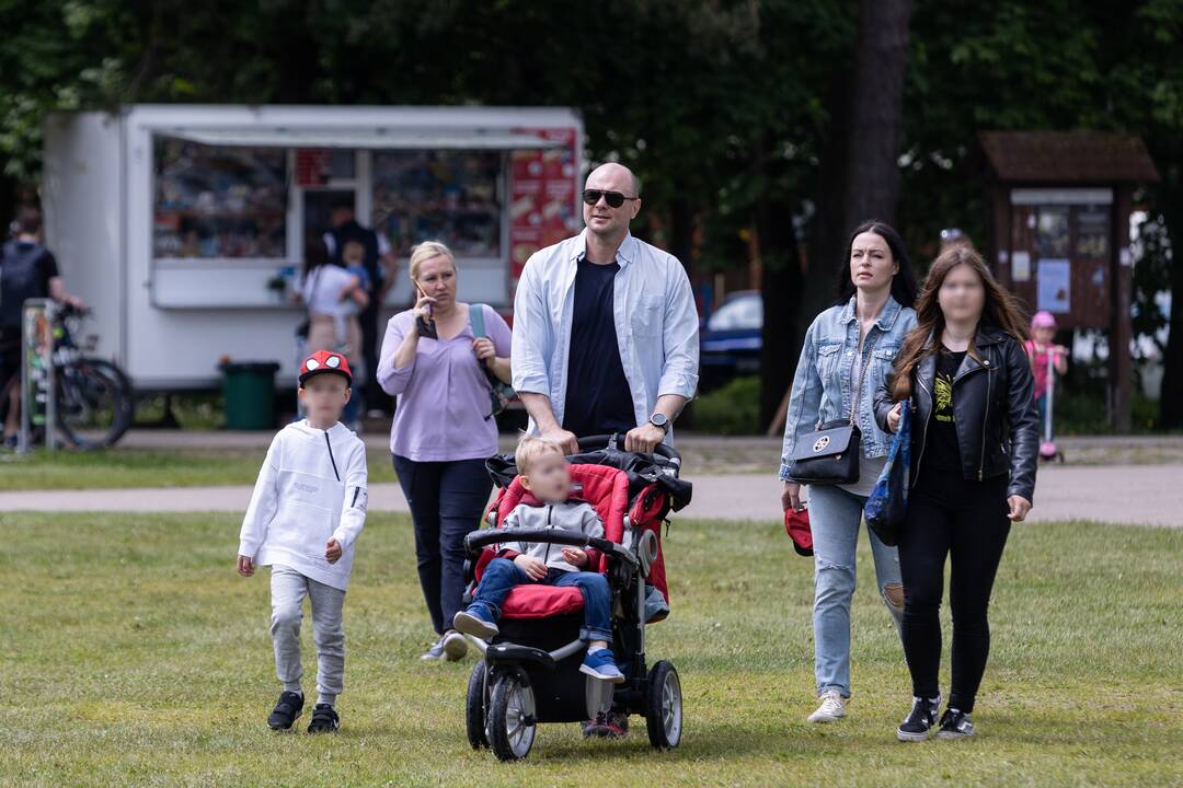Eitynės „Už tradicinę šeimą“ Vingio parke