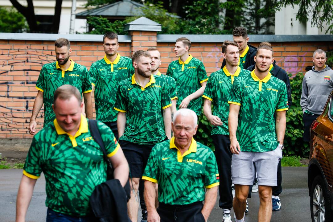 Lietuvos vyrų krepšinio rinktinės pristatymas