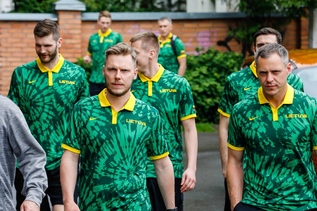 Lietuvos vyrų krepšinio rinktinės pristatymas