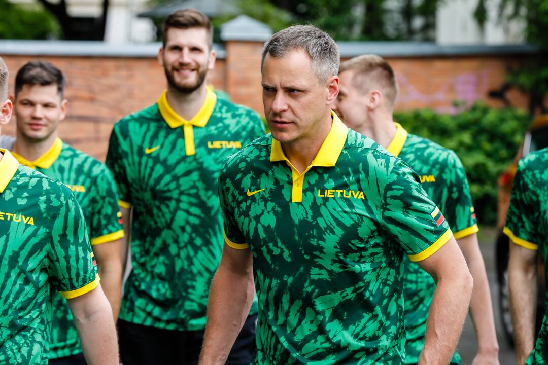 Lietuvos vyrų krepšinio rinktinės pristatymas