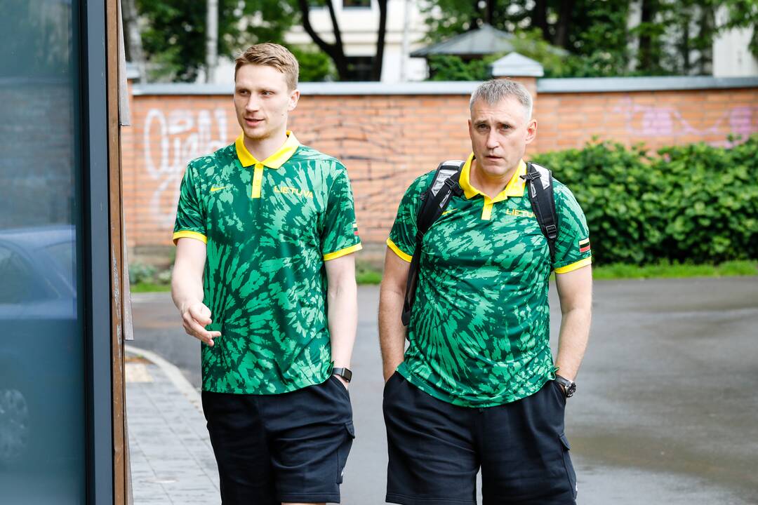Lietuvos vyrų krepšinio rinktinės pristatymas