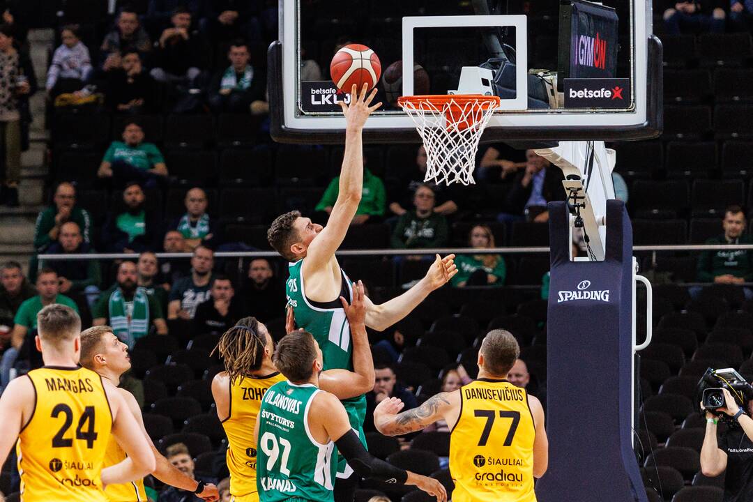 LKL: „Žalgiris“ sutriuškino „Šiaulius“