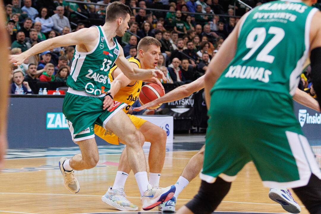 LKL: „Žalgiris“ sutriuškino „Šiaulius“