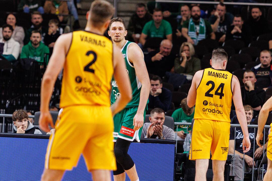 LKL: „Žalgiris“ sutriuškino „Šiaulius“