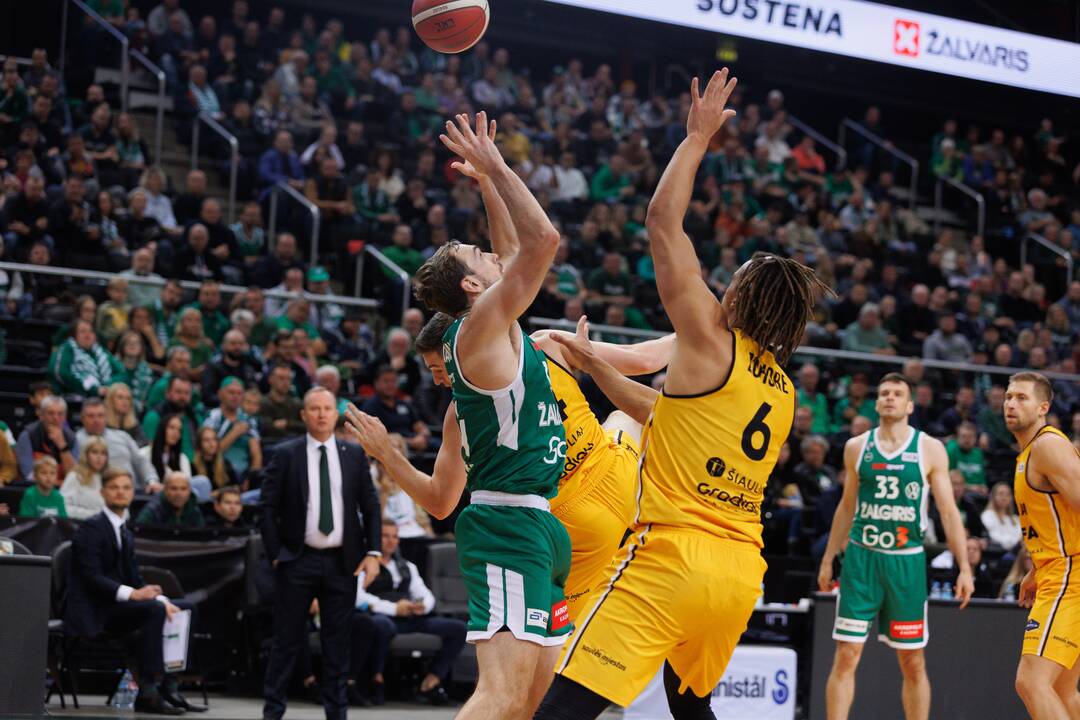 LKL: „Žalgiris“ sutriuškino „Šiaulius“