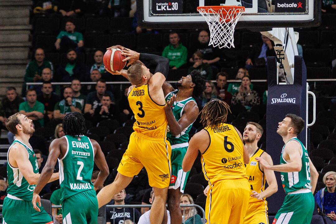 LKL: „Žalgiris“ sutriuškino „Šiaulius“
