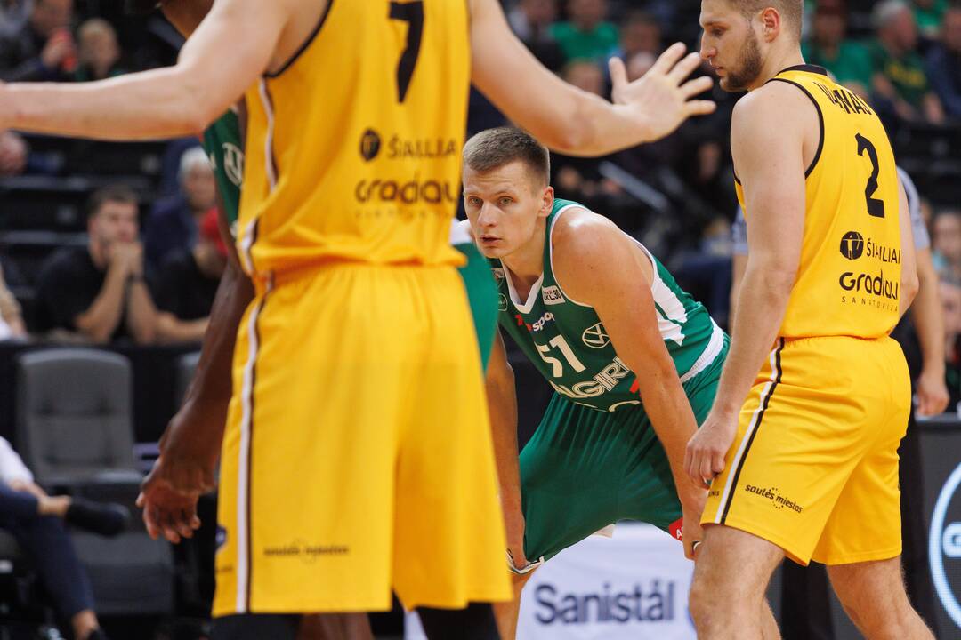 LKL: „Žalgiris“ sutriuškino „Šiaulius“