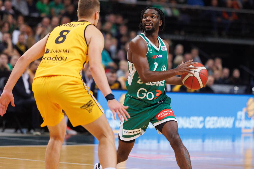 LKL: „Žalgiris“ sutriuškino „Šiaulius“