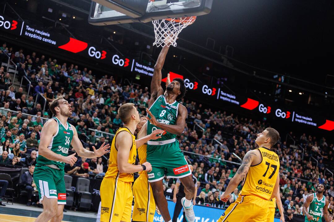 LKL: „Žalgiris“ sutriuškino „Šiaulius“