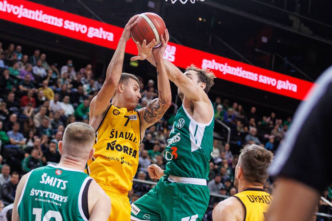 LKL: „Žalgiris“ sutriuškino „Šiaulius“