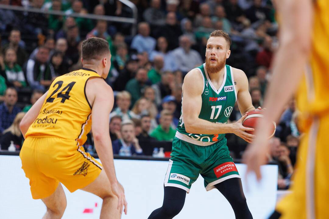 LKL: „Žalgiris“ sutriuškino „Šiaulius“