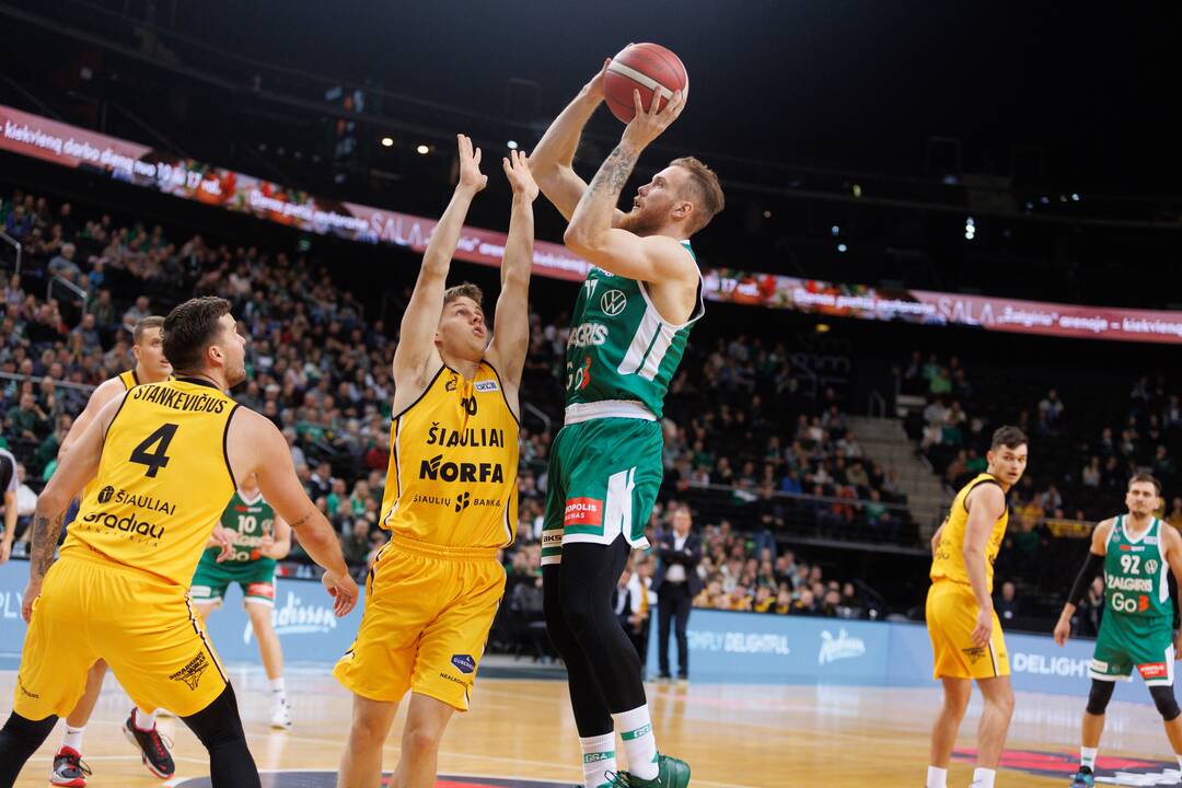 LKL: „Žalgiris“ sutriuškino „Šiaulius“