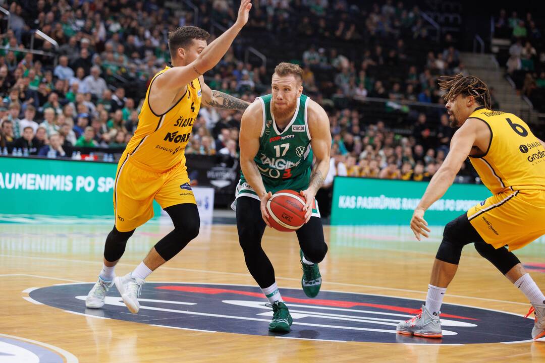 LKL: „Žalgiris“ sutriuškino „Šiaulius“