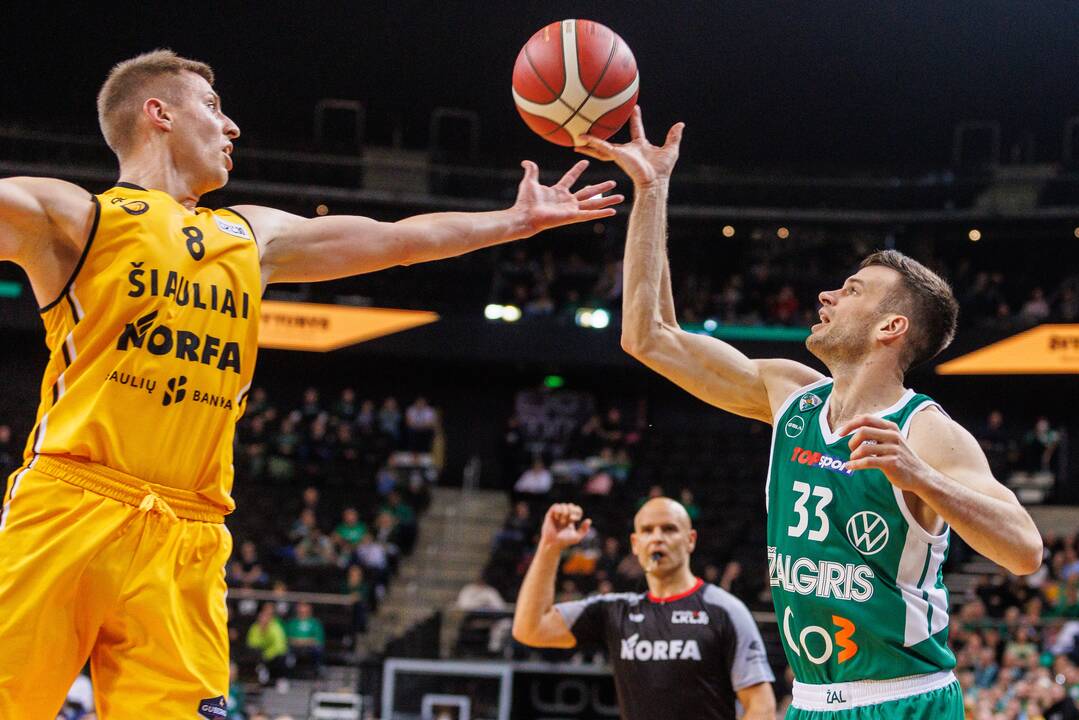 LKL: „Žalgiris“ sutriuškino „Šiaulius“