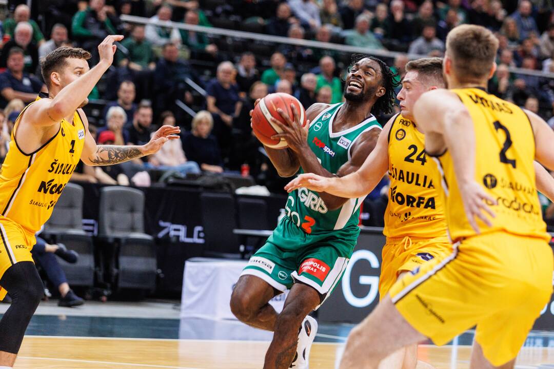 LKL: „Žalgiris“ sutriuškino „Šiaulius“