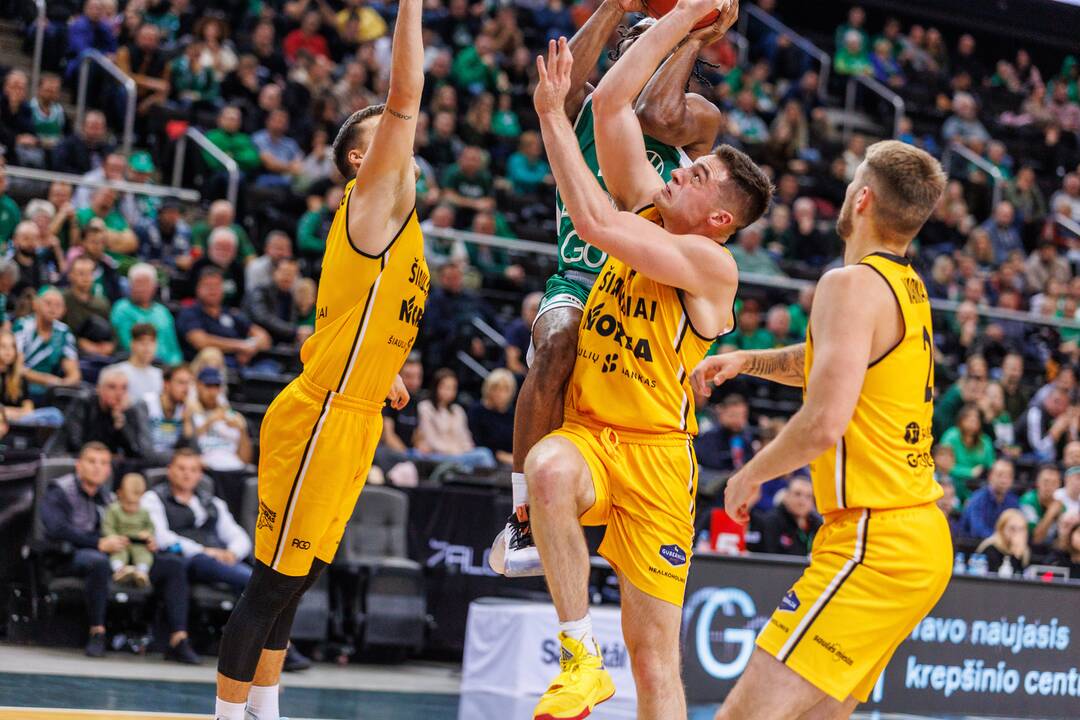 LKL: „Žalgiris“ sutriuškino „Šiaulius“