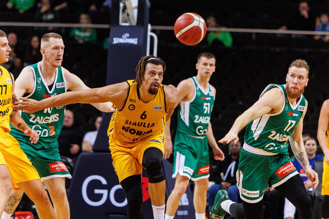 LKL: „Žalgiris“ sutriuškino „Šiaulius“