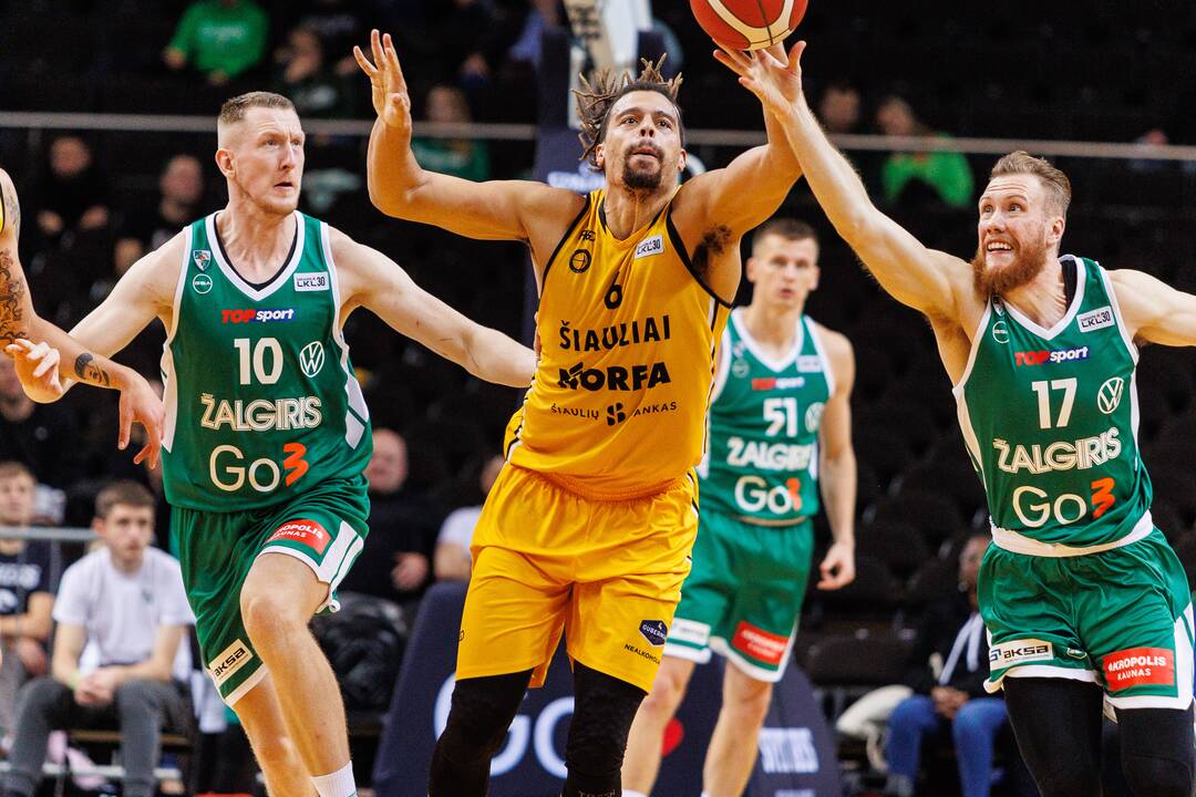 LKL: „Žalgiris“ sutriuškino „Šiaulius“