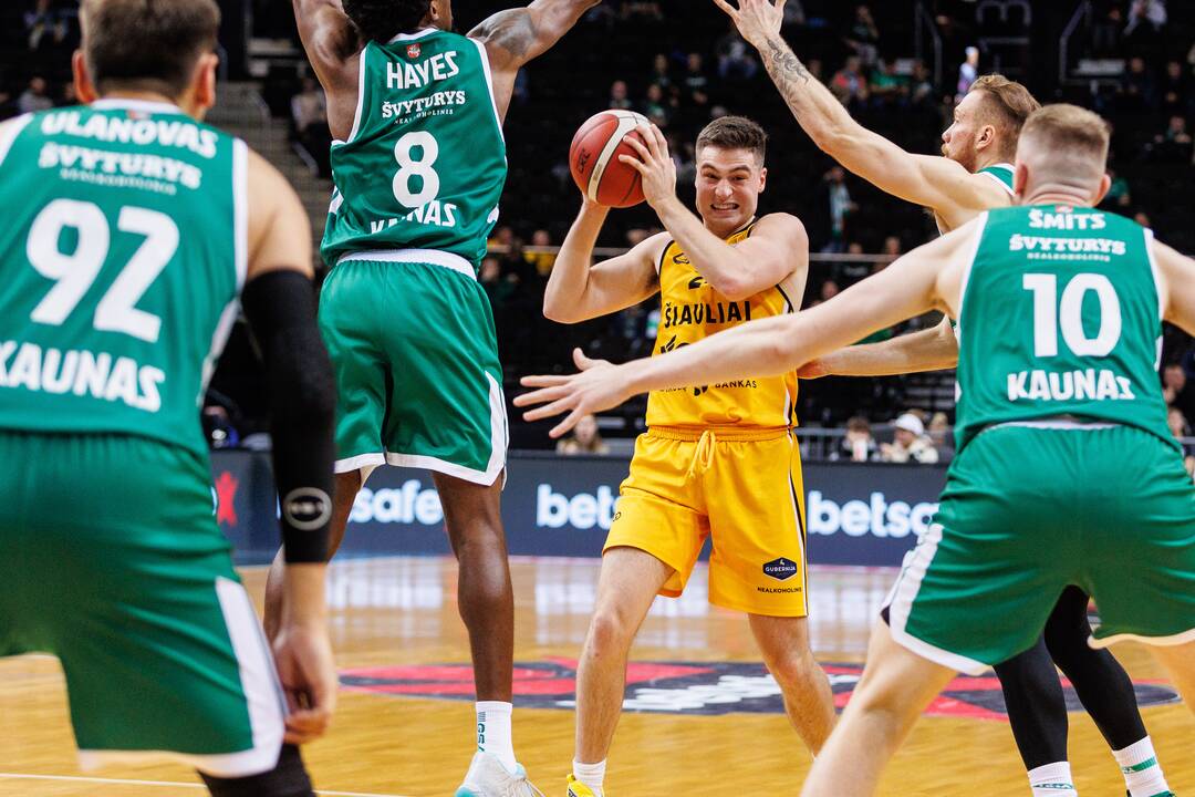 LKL: „Žalgiris“ sutriuškino „Šiaulius“