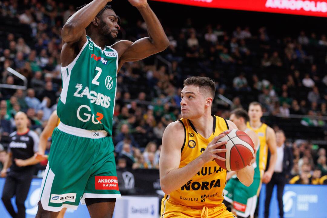 LKL: „Žalgiris“ sutriuškino „Šiaulius“