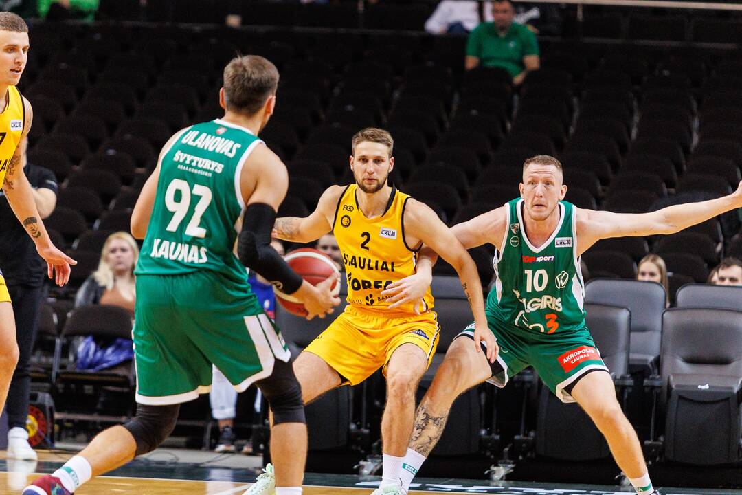 LKL: „Žalgiris“ sutriuškino „Šiaulius“
