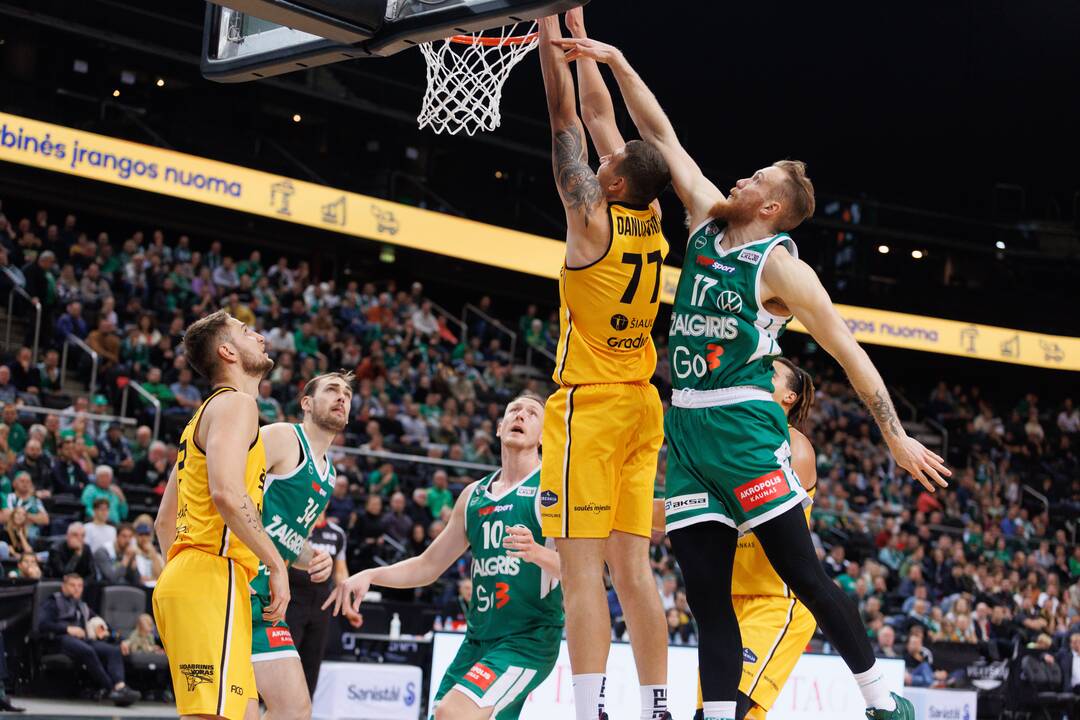 LKL: „Žalgiris“ sutriuškino „Šiaulius“