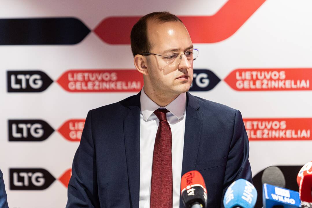 Susisiekimo ministerijos ir „Lietuvos geležinkelių“ spaudos konferencija