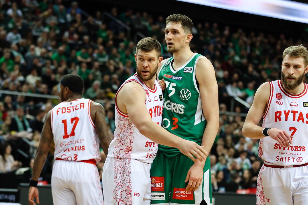  LKL lyderių akistata: „Žalgiris“ – „Rytas“