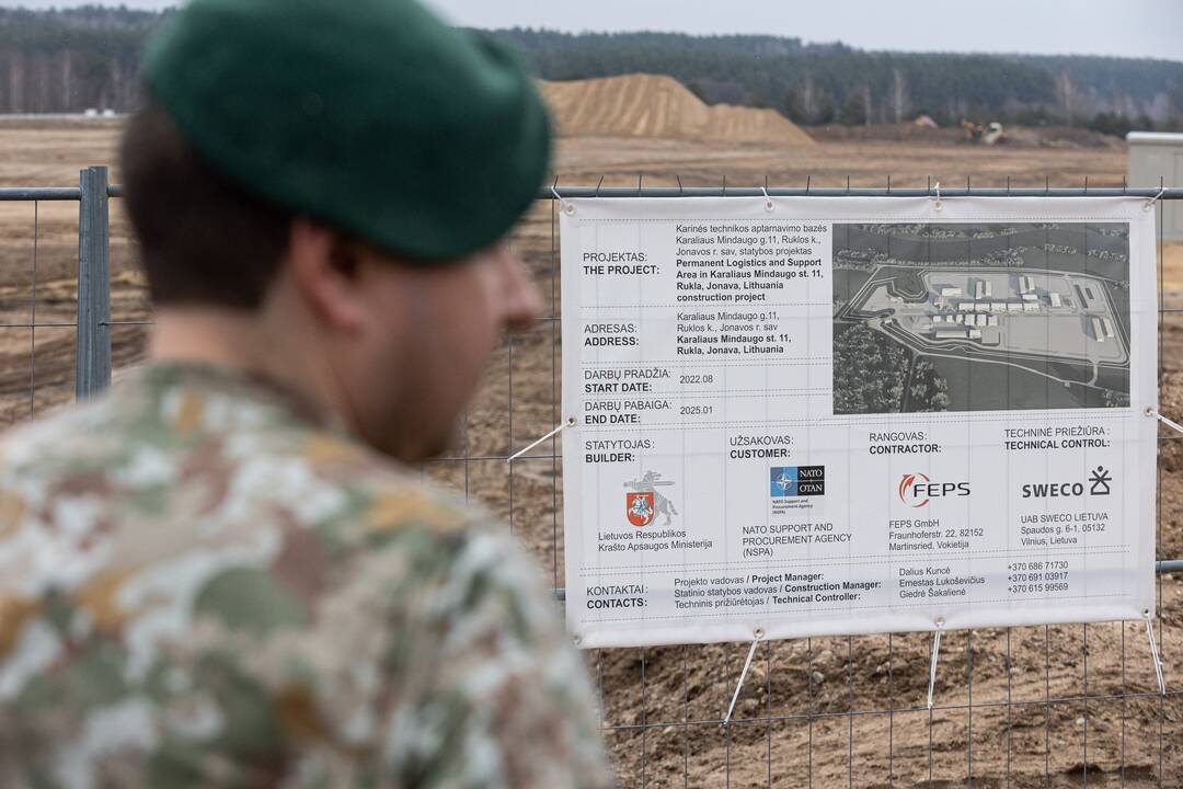 Krašto apsaugos ministerija pristatė Lietuvoje vystomus karinės infrastruktūros objektus