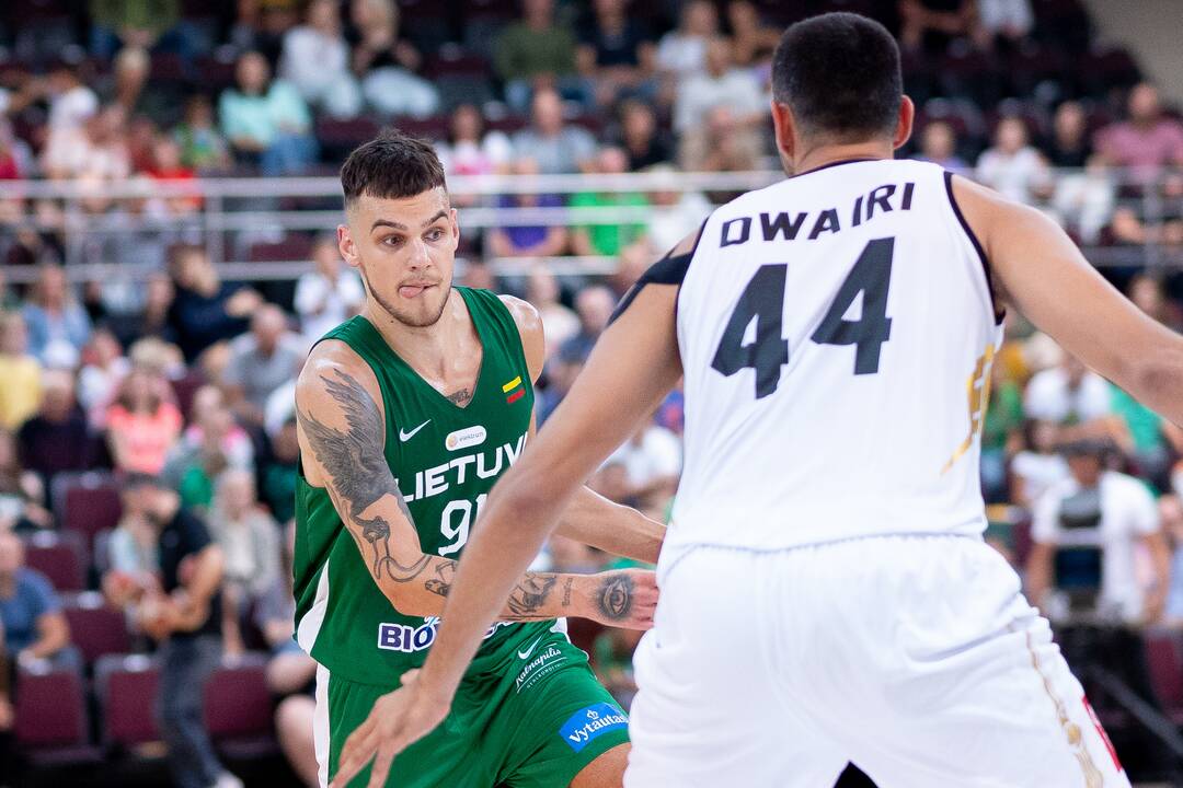 Krepšinio rungtynės: Lietuvos rezervinė rinktinė – Jordanijos rinktinė