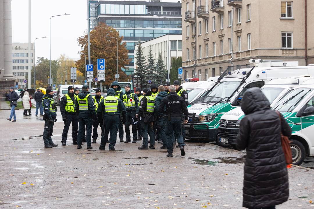 Prie Seimo – mitingas dėl NT mokesčio