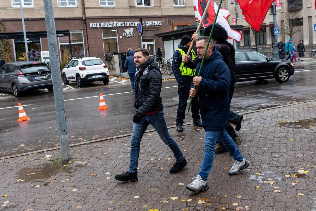 Prie Seimo – mitingas dėl NT mokesčio