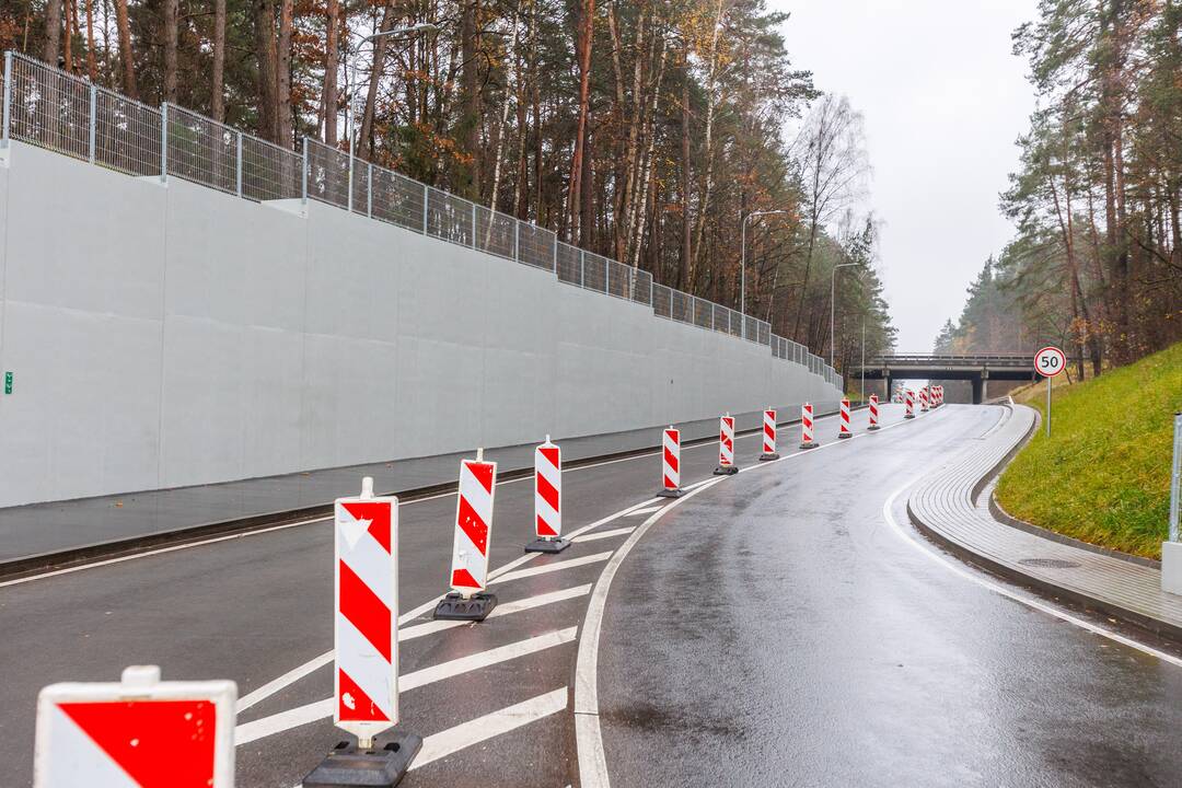 Tunelio kelių Lentvaris–Vievis sankirtoje atidarymas