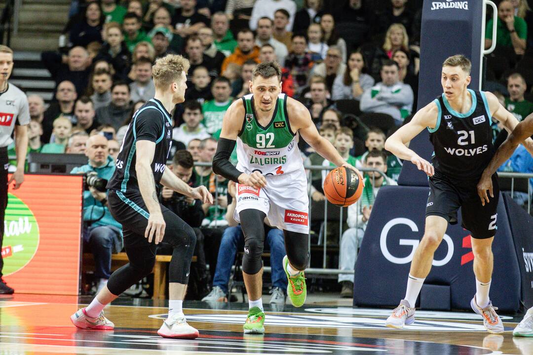 LKL: Kauno „Žalgiris“ – Vilniaus „Wolves“