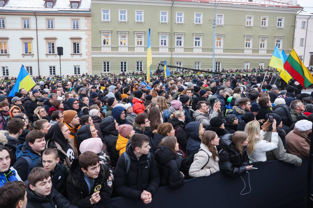 V. Zelenskis ir G. Nausėda kreipėsi  į Lietuvos žmones