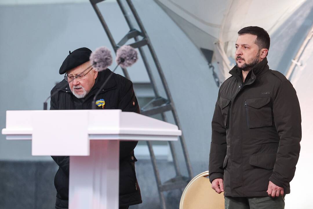 V. Zelenskis ir G. Nausėda kreipėsi  į Lietuvos žmones